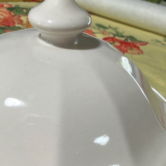 VNTG Pfaltzgraff  HERITAGE  white lid  8.5" (FOR 2 QT CASSEROLE DISH) 1970'S - Picture 5 of 6
